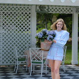 Blue Seersucker Set