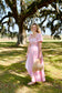 Pink Bandanna Abigail Maxi Cap Sleeve