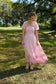 Pink Bandanna Abigail Maxi Cap Sleeve