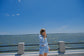 Light Blue Linen Brooke Top