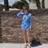 Light Blue Gingham Set