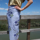 Royal Blue Milos Sarong