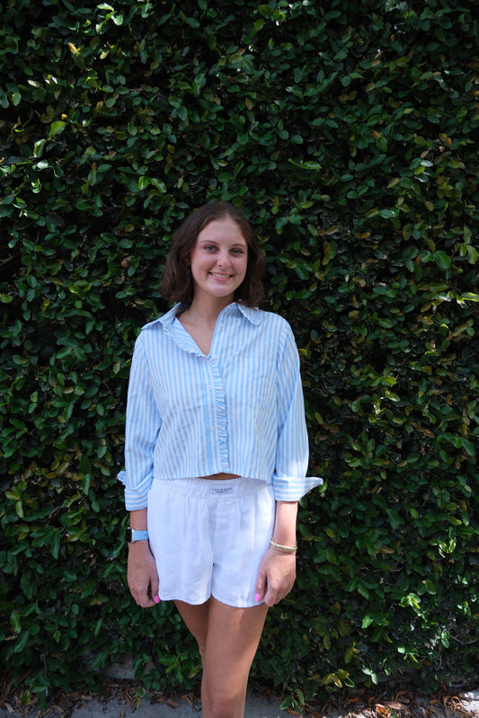 Baby Blue Carter Top