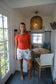 White Embroidered Shorts