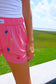 Hot Pink Embroidered Shorts