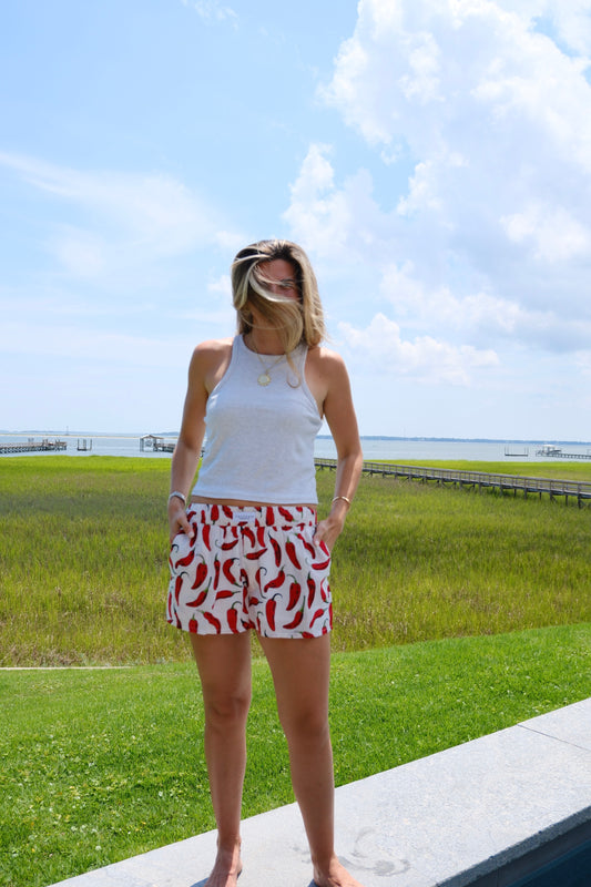 Red Chili Pepper Shorts