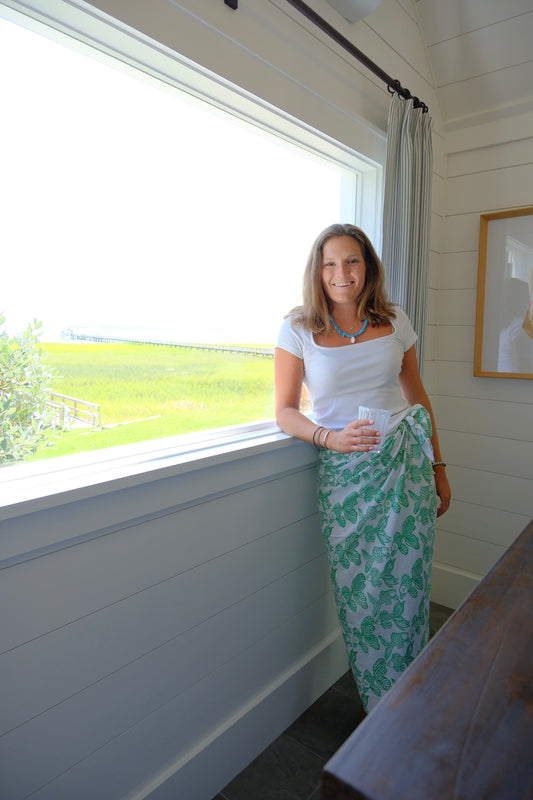 Green Fish Sarong