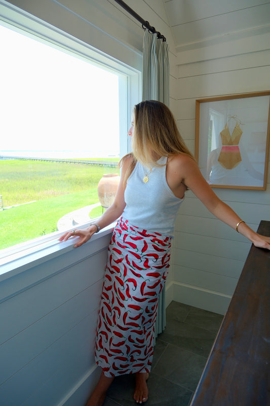 Red Chili Pepper Sarong