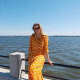 Orange and White Polka Dot Mary Hope Skirt & Carter Top