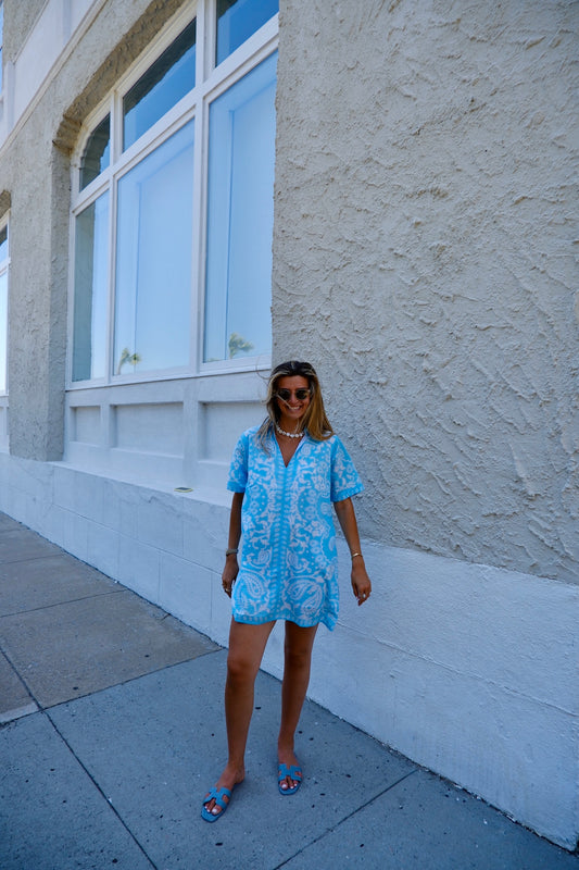 Blue Bandana Anna Mini