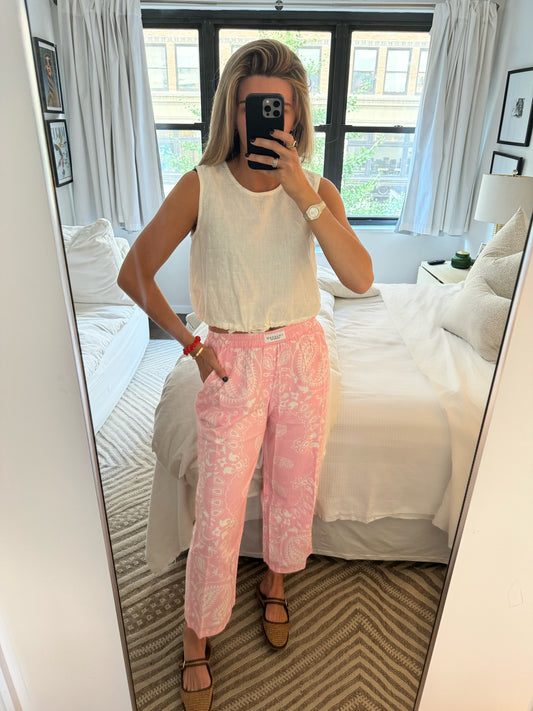 Pink Bandana Pants
