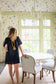 Navy Linen Anna Mini