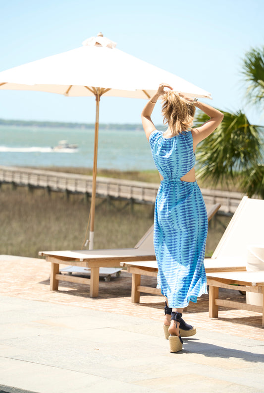 Ansley Ocean Blue maxi