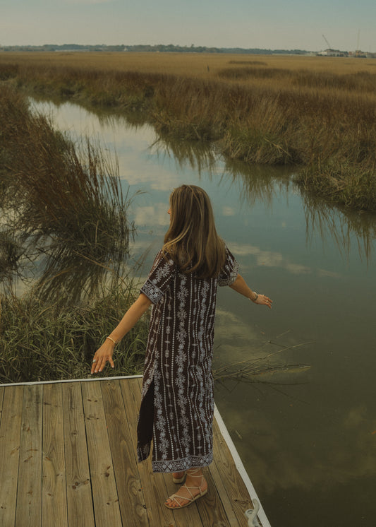 Chocolate Brown Anna Maxi