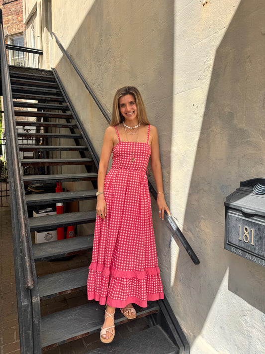 Hot Pink Check Abigail