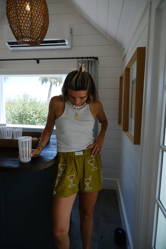 Martini Linen Shorts