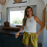 Martini Linen Shorts