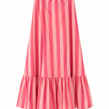 Hot Pink & Light Pink Striped Mary Hope