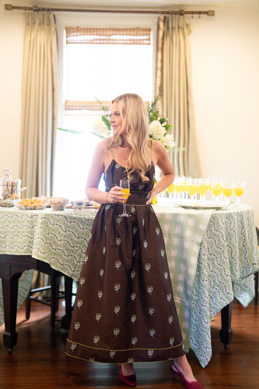 Dupioni Meredith Maxi