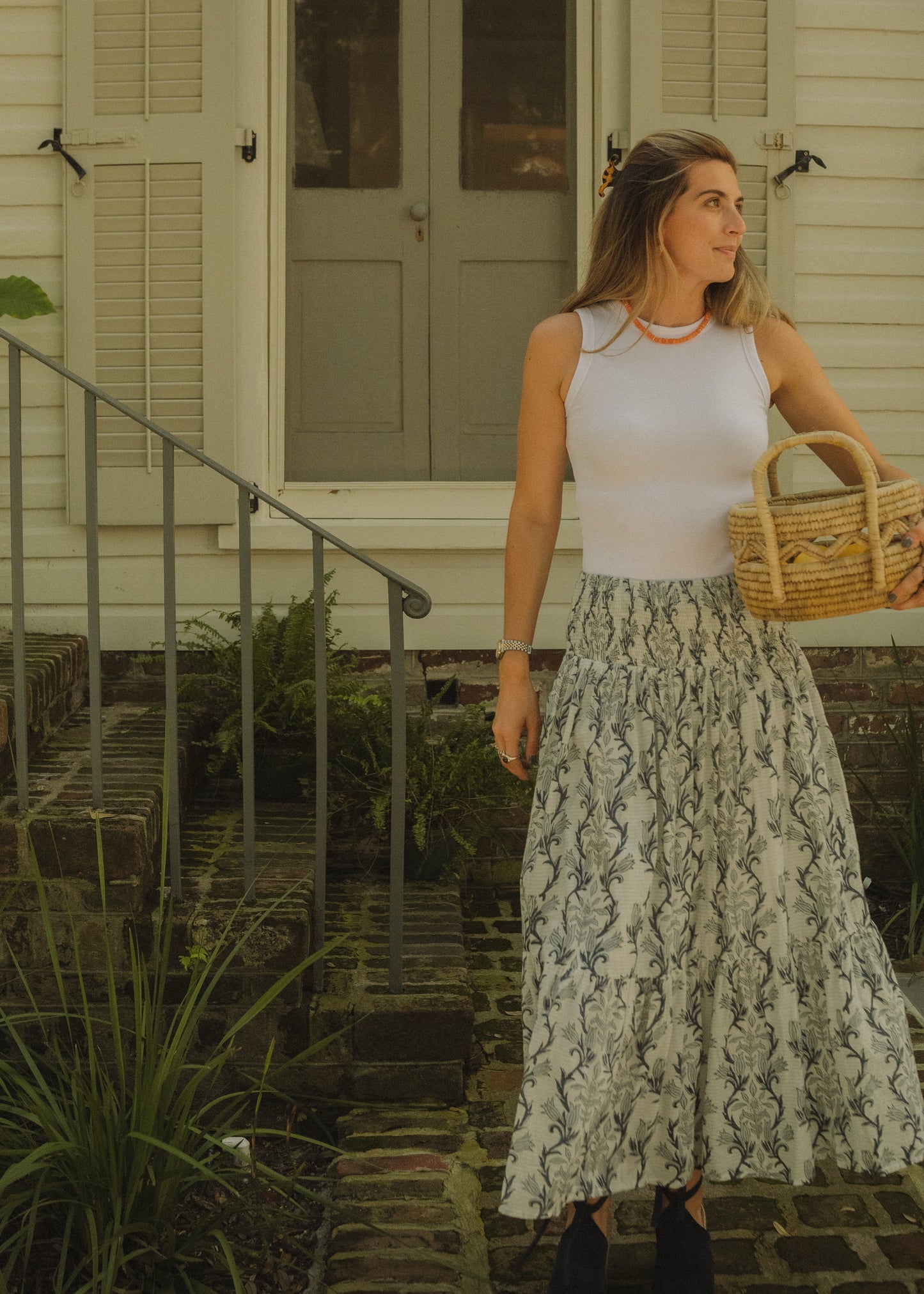 Blue Vine Skirt