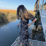 Anna Black Bandana Maxi