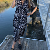 Anna Black Bandana Maxi