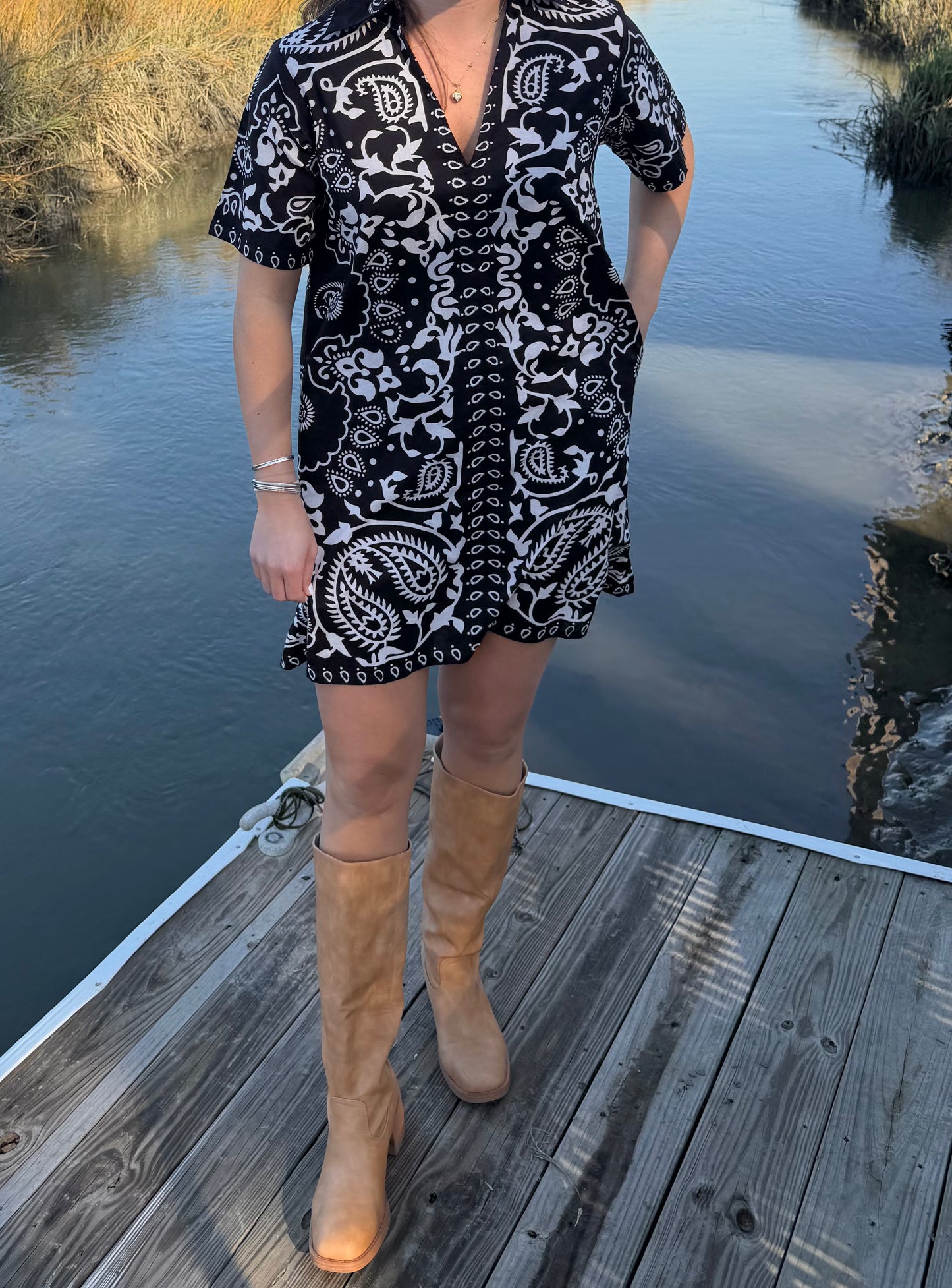 Anna Black Bandanna Mini