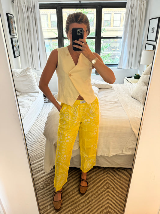 Yellow Bandanna Pants