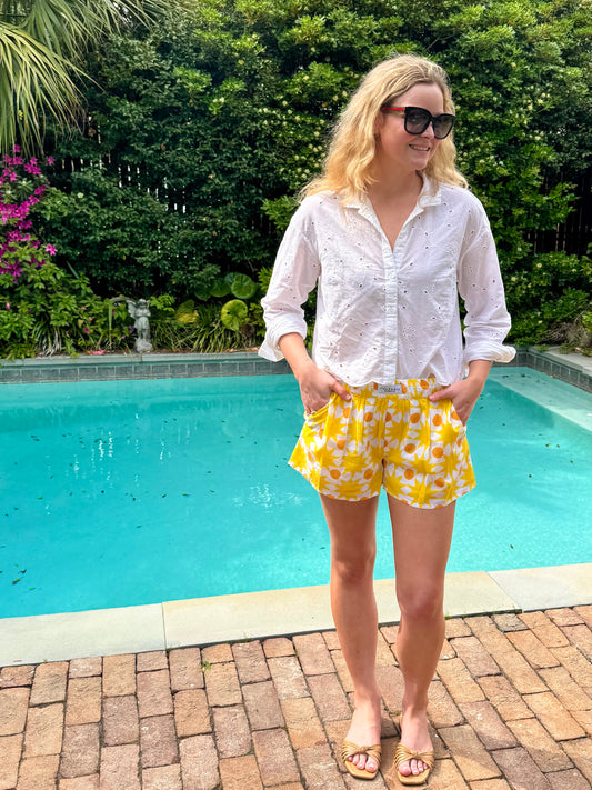 Yellow Star Shorts