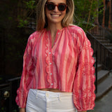 Pink Striped Carter Top