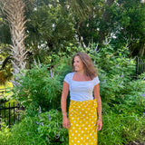 Yellow Polkadot Sarong