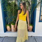 Yellow Eyelet Mary Hope Skirt & Carter Blouse