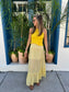 Yellow Eyelet Mary Hope Skirt