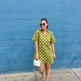 Polka Dot Anna Green Mini