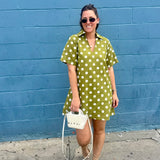 Polka Dot Anna Green Mini