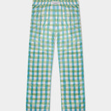 Blue & Green Checkered Set