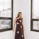Chocolate Brown Ansley Maxi