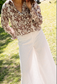 White Eyelet Wide Leg Pants