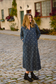 Anna Navy Long Sleeve Maxi