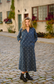 Anna Navy Long Sleeve Maxi