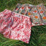 Pink Vine Shorts