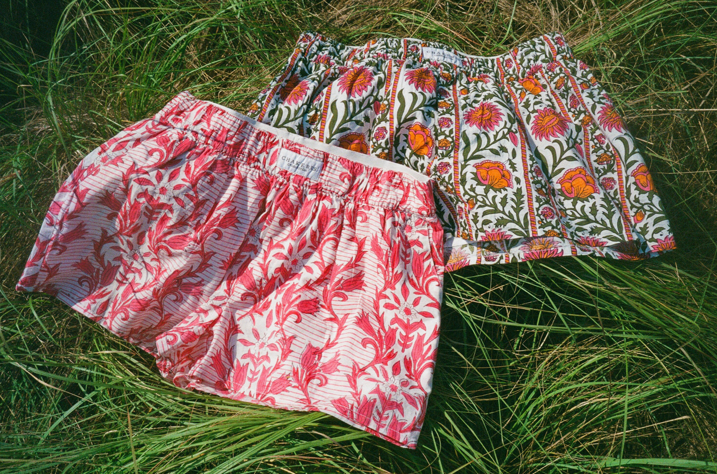 Pink Vine Shorts