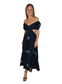 Sophie Navy Embroidered Maxi Dress